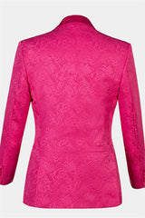 Newinlook Best One-Button Pink Wedding Suit for Groom