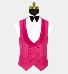 Newinlook Best One-Button Pink Wedding Suit for Groom