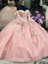 Exquisite Pink Tulle Quinceanera Dress Off-Shoulder Sweetheart Neckline with Lace Appliques & Beaded Detailing for Sweet 16 & Evening Galas