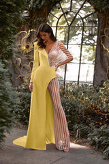 Newinlook White Asymmetric V-Neck Jumpsuit Distinctive Women's Party Jump Suit