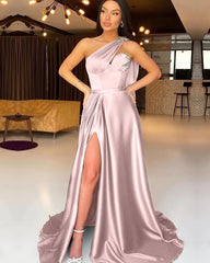 Newinlook Dark Green Split One-Shoulder Evening Dress Mermaid With Beadings