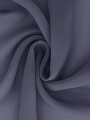 2-Piece Chiffon Mother of the Bride Pantsuit with Jewel Neck Half Sleeves and Floor-Length Design featuring Lace & Ruffles