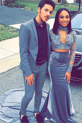 Newinlook James Blue Wedding Suit for Groom - Bespoke Designer, Notched Lapel