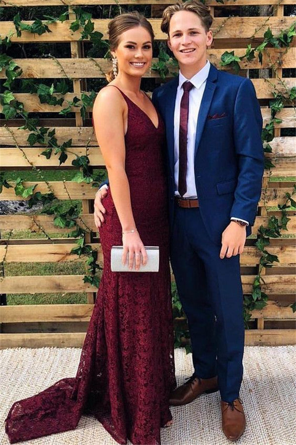 Newinlook Navy Blue Formal Dinner Prom Suit for Man, New Arrival with Notch Lapel