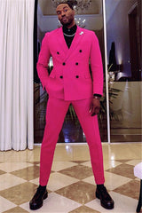 Newinlook Fuchsia Peaked Lapel Ring Bearer Outfit - Double Breasted, Online