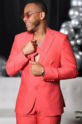 Newinlook Fashionable Notched Lapel Bespoke Suit for Groom and Groomsmen