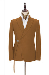 Newinlook Stylish Two-Piece Prom Attire with Peaked Lapel for Men