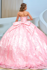 Sweetheart Neckline Ball Gown Beaded Sequins & Tulle Quinceanera Dress for Sweet 16 & Birthday Parties