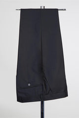 Newinlook Formal Black Business Bespoke Prom Suit with Peaked Lapel