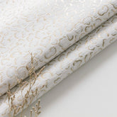 Newinlook Classic Black Jacquard Velvet Lapel Blazer with Double-Breasted Design for Groom