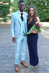 Newinlook Blue Prom Party Suits - Gorgeous 3 Pieces for Guy, Online