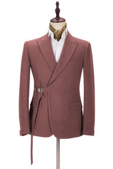 Newinlook Stylish Two-Piece Groom and Groomsmen Suit with Peaked Lapel