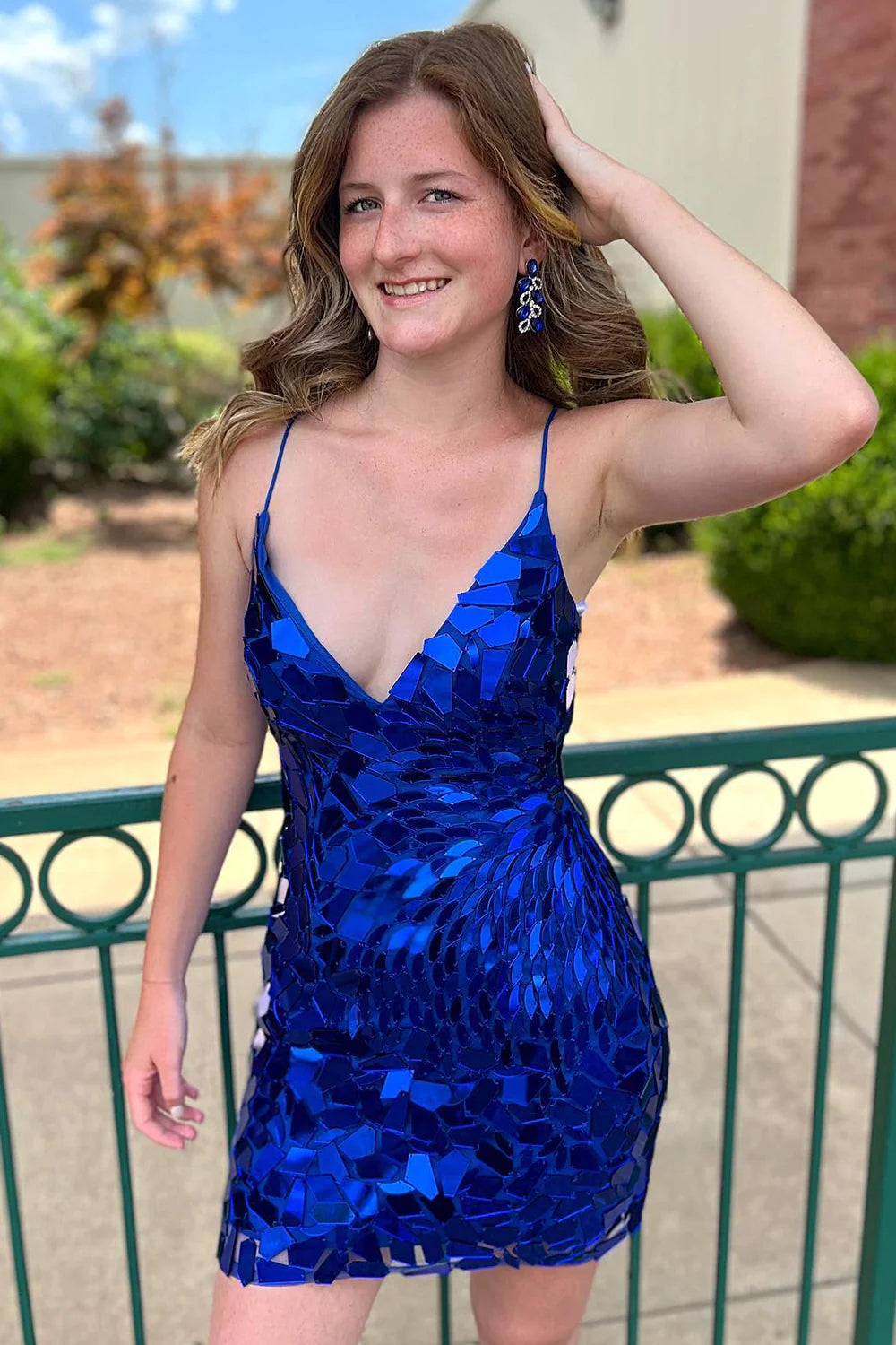 Sparkly Royal Blue Sequined Tight Short Homecoming Dress – Newinlook Sparkly Royal Blue Sequined Tight Short Homecoming Dress – Newinlook