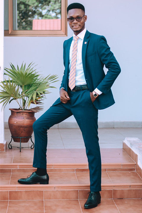 Newinlook New High-Quality Business Prom Suit for Men Gentle with Notched Lapel