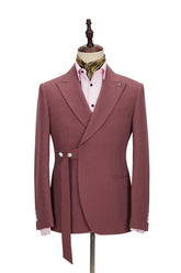 Newinlook Modern Formal Blazer with Peaked Lapel for Men’s Wedding