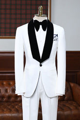 Newinlook Aries White Bespoke Easy Fit Wedding Suit for Bridegrooms