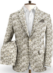Newinlook Handsome Flower Printed Casual Prom Outfits, 2 Pieces for Guys