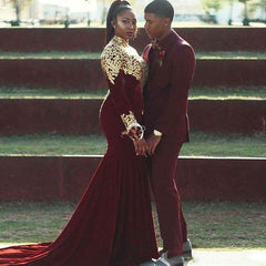 Newinlook High Quality Burgundy Prince Suit - Notched Lapel for Groom