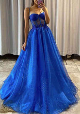 Elegant A-Line Sweetheart Sleeveless Prom Dress/Evening Dress