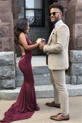 Newinlook Men's Wearhouse Off-White Wedding Suit with Plaid