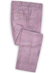 Newinlook Lavender Jacquard Casual Prom Attire for Guys 2024, Two Pieces
