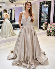 Newinlook Sequins Spaghetti-Straps Evening Dress