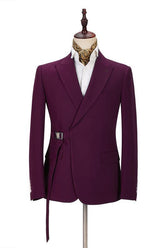Newinlook Elegant Best-Fit Two-Piece Wedding Suit for Groom with Peaked Lapel