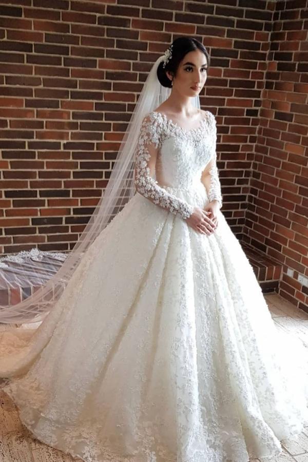 long sleeve lace wedding dresses Elegant Vintage Ivory Backless Rustic Dresses, MW264 daring low back and clever Classy Long Sleeves V-neck Satin