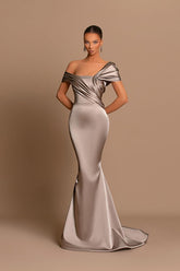 Off-the-Shoulder Prom Dress Long Mermaid