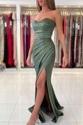 Sweetheart Mermaid Prom Dress Long With Split Online