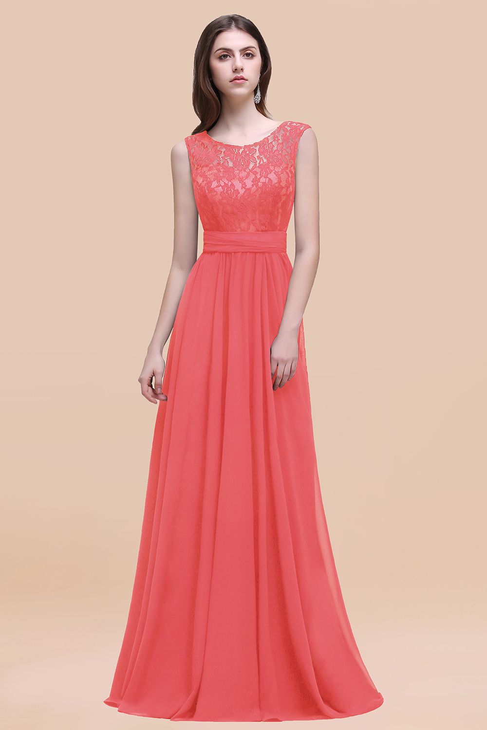Vintage Lace Scoop Sleeveless Dark Blue Bridesmaid Dresses with V-Back Newinlook Vintage Lace Scoop Sleeveless Dark Blue Bridesmaid Dresses with V-Back Newinlook