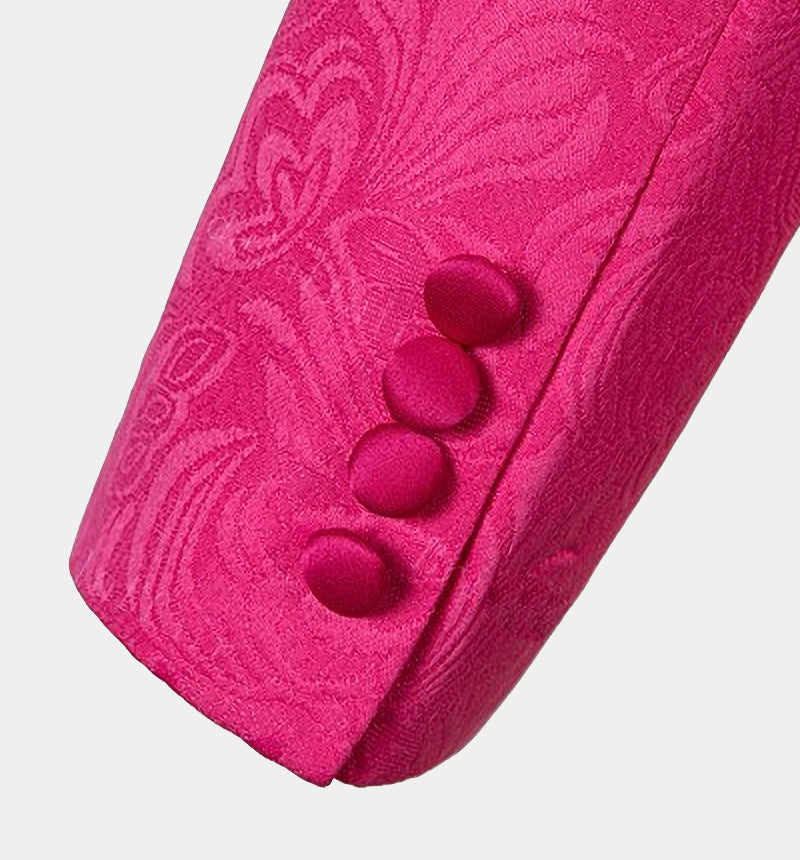 Newinlook Best One-Button Pink Wedding Suit for Groom