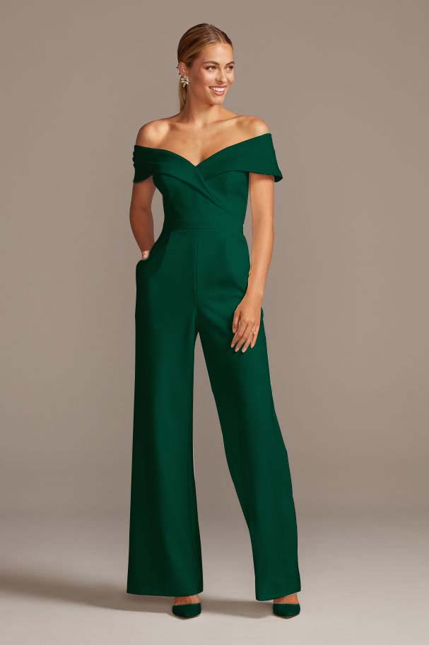 Newinlook Graceful White Off-the-Shoulder Sleeveless Strapless Long Jump Suit