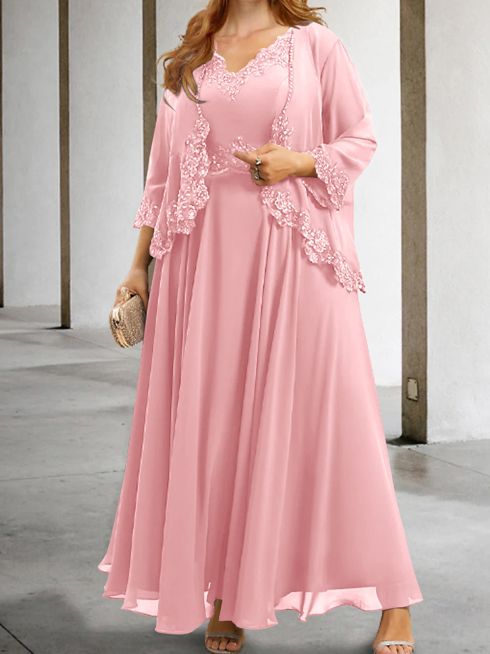 Elegant Mother of the Bride A-Line/Princess Dresses Featuring Applique & Sequins