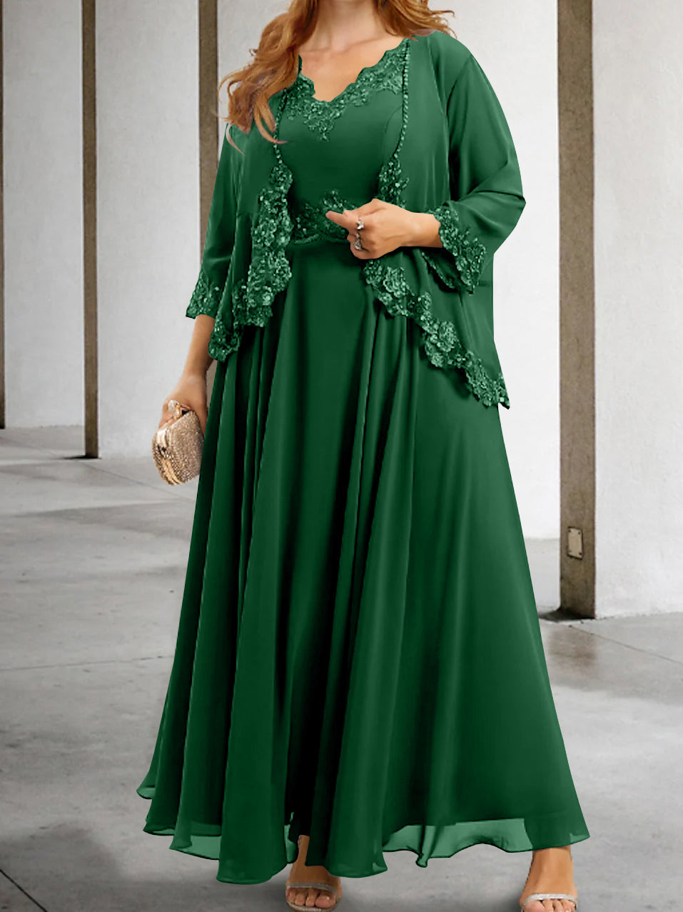 Elegant Mother of the Bride A-Line/Princess Dresses Featuring Applique & Sequins