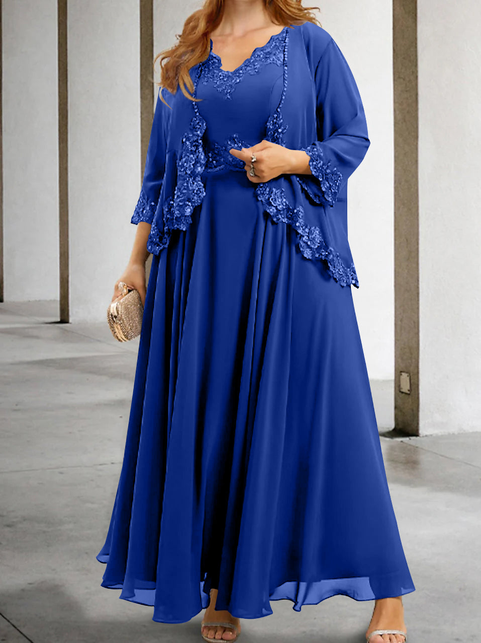 Elegant Mother of the Bride A-Line/Princess Dresses Featuring Applique & Sequins