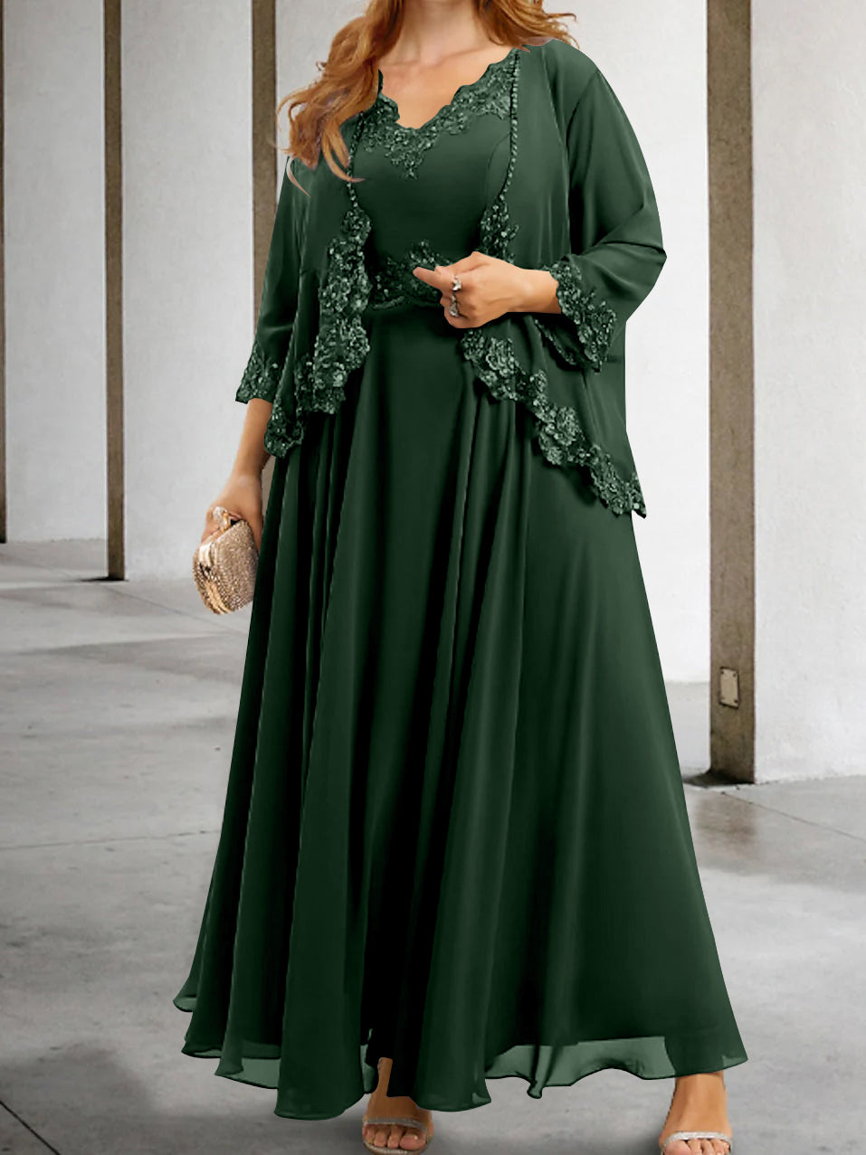 Elegant Mother of the Bride A-Line/Princess Dresses Featuring Applique & Sequins