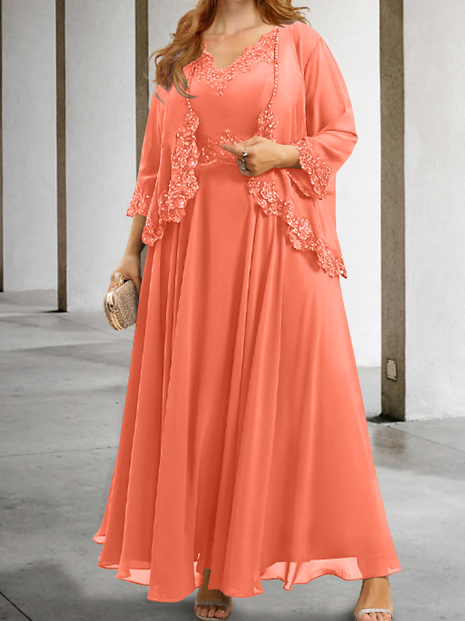 Elegant Mother of the Bride A-Line/Princess Dresses Featuring Applique & Sequins