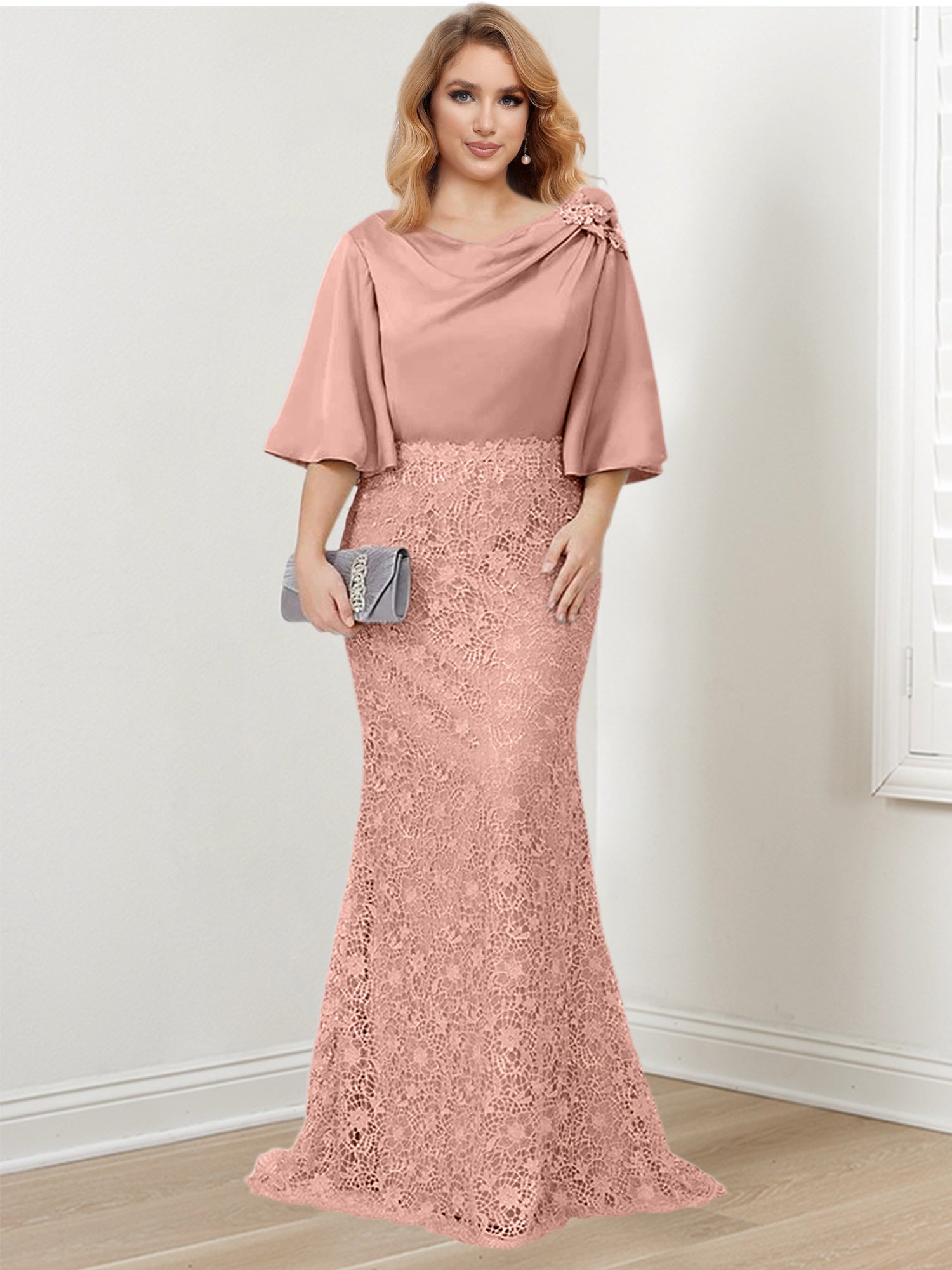 Elegant Mother of the Bride Trumpet/Mermaid Dresses Featuring Applique