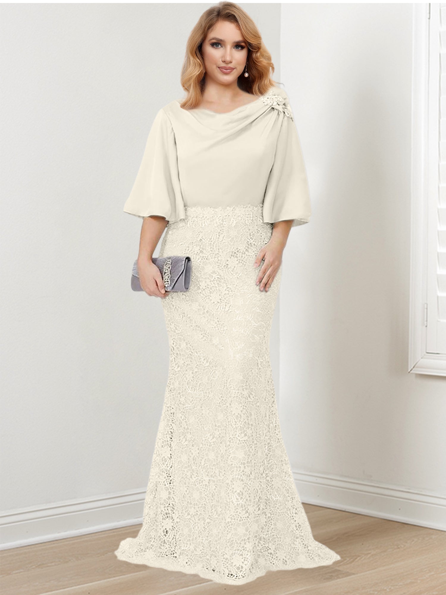 Elegant Mother of the Bride Trumpet/Mermaid Dresses Featuring Applique