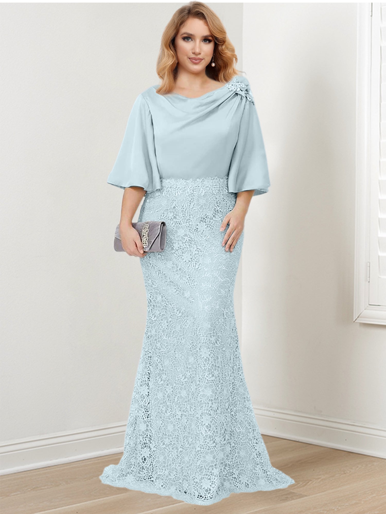 Elegant Mother of the Bride Trumpet/Mermaid Dresses Featuring Applique