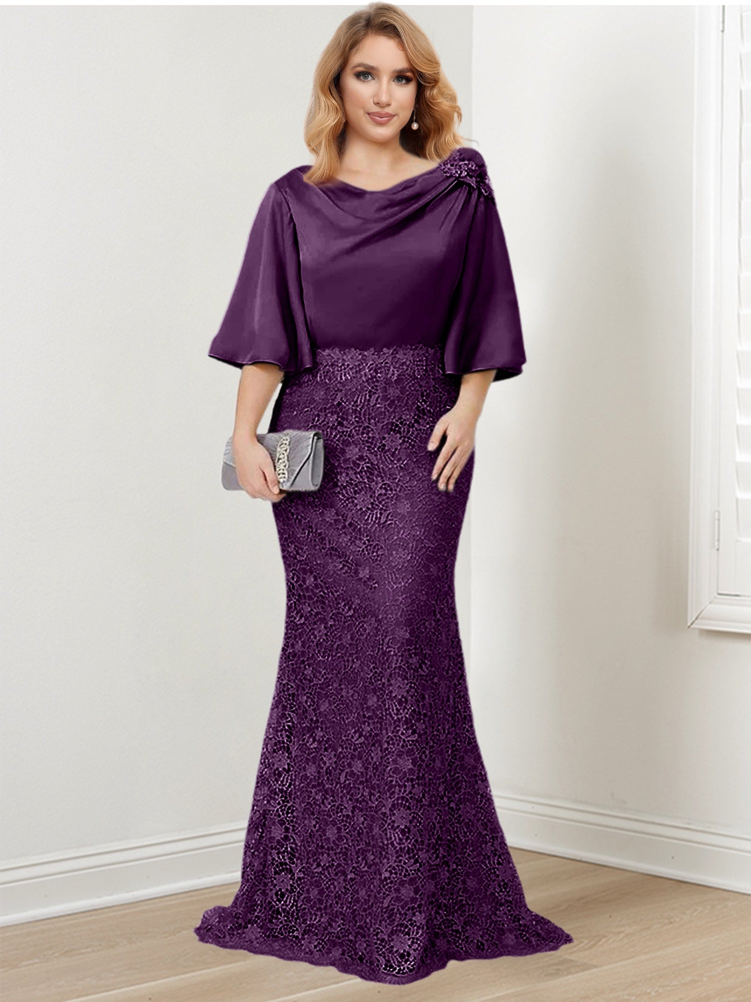 Elegant Mother of the Bride Trumpet/Mermaid Dresses Featuring Applique