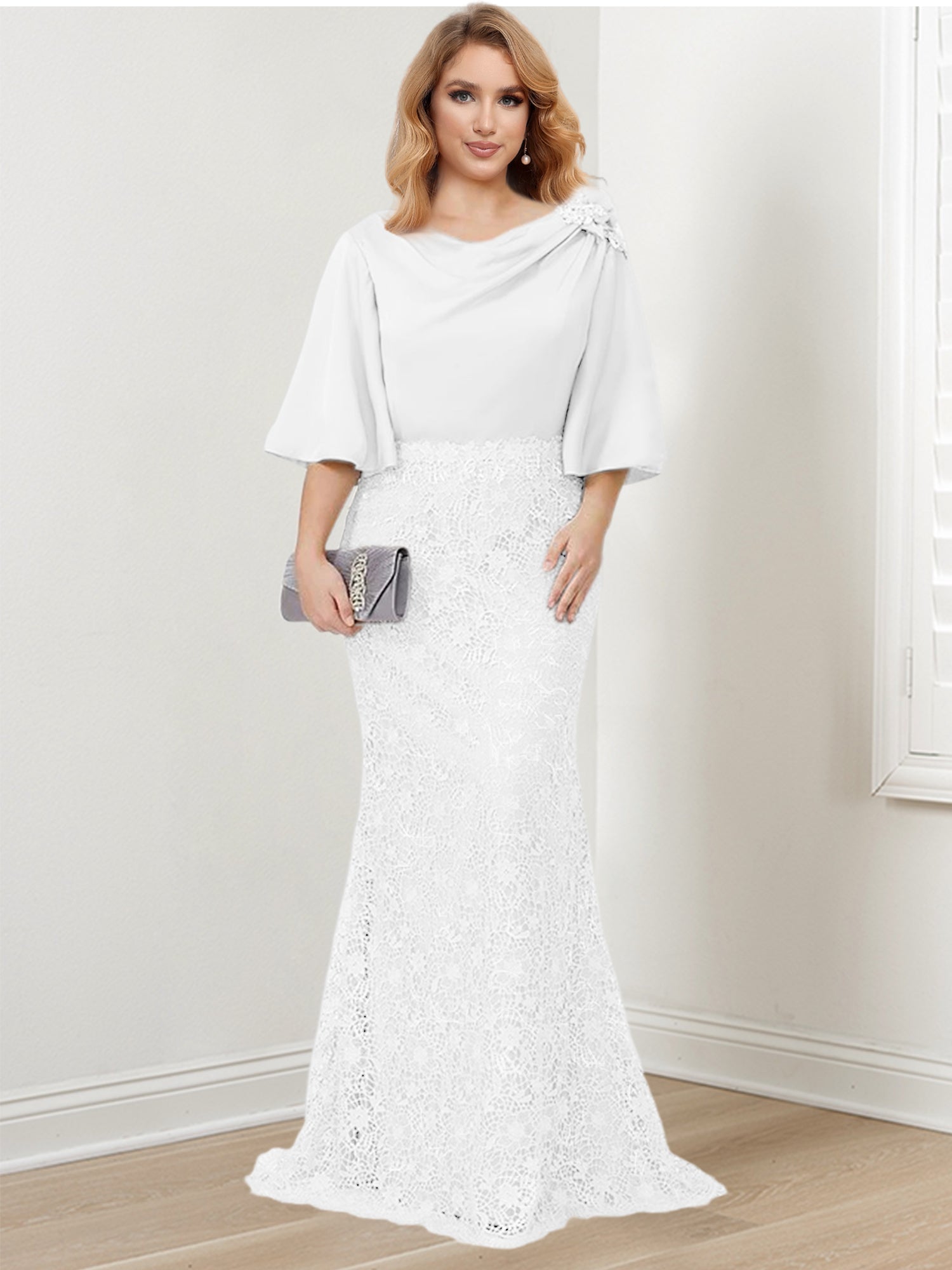 Elegant Mother of the Bride Trumpet/Mermaid Dresses Featuring Applique