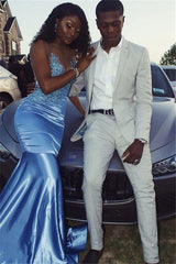 Newinlook White Bespoke Prom Suit - New Arrivals, High Quality Notch Lapel
