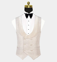 Newinlook White Shawl Lapel Wedding Tuxedo - Three-Piece Set, Online