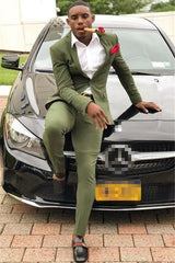 Newinlook Popular Green One-Button Party Suit for Prom