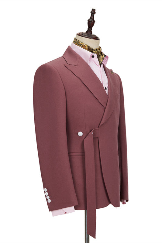 Newinlook Modern Formal Blazer with Peaked Lapel for Men’s Wedding