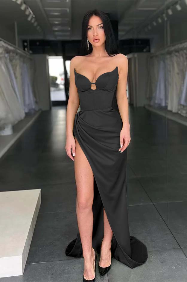 Newinlook Light Green Mermaid Sweetheart Evening Dress With Split