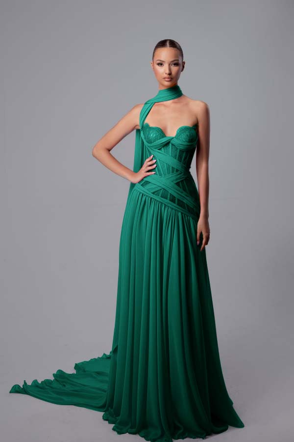 Strapless Sweetheart Sleeveless Long Formal Dress With Pleated