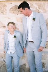 Newinlook Linen Marriage Blazer Suit - Casual Homecoming Tuxedos On Sale, 2 Pieces
